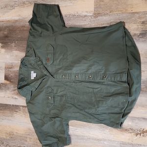 Carhartt Olive Button Up XL